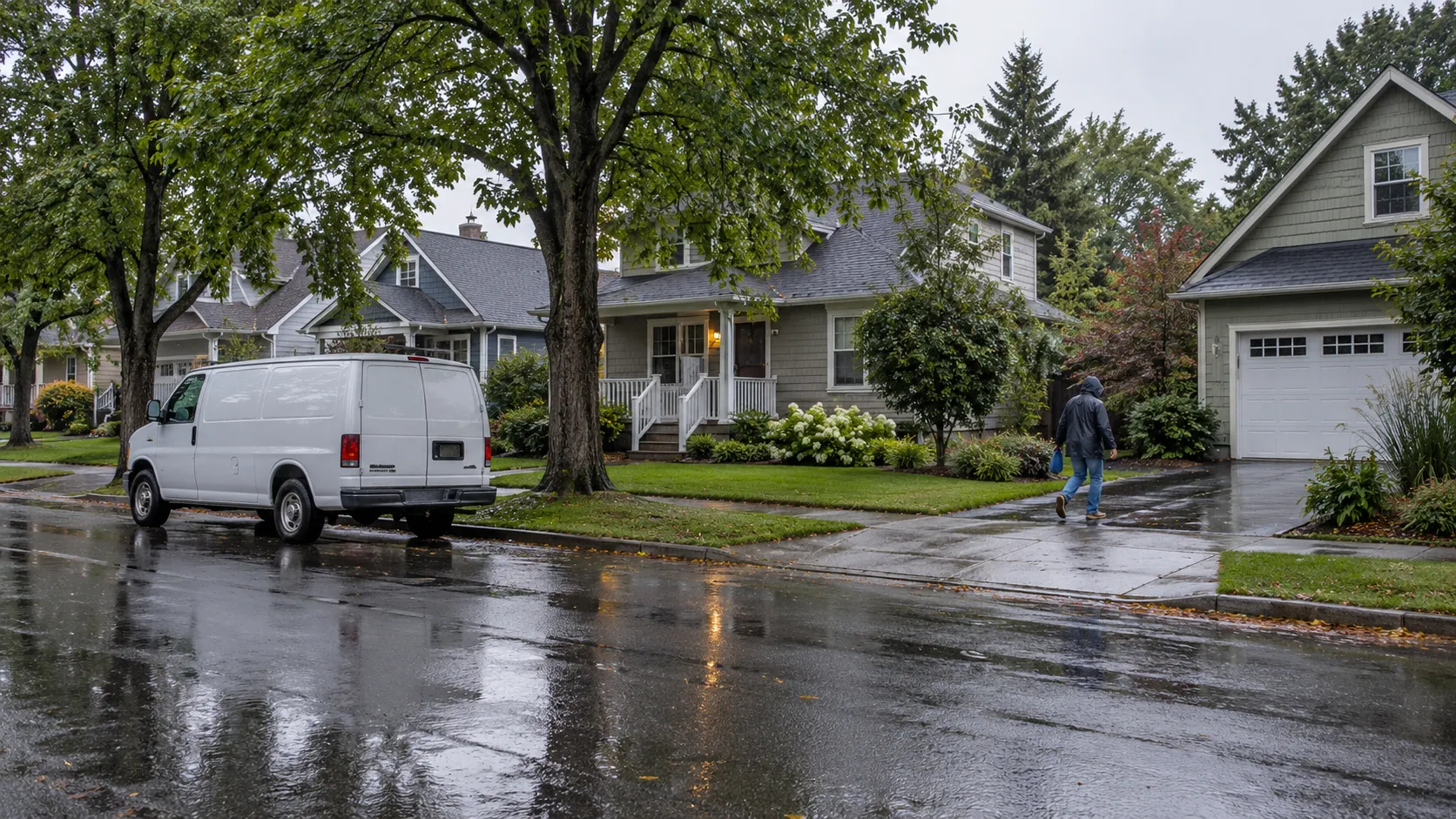Homes in the Central New York area served by local water damage providers